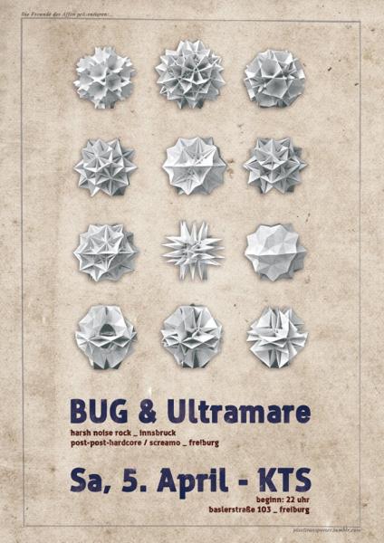 BUG & Ultramare Tourposter